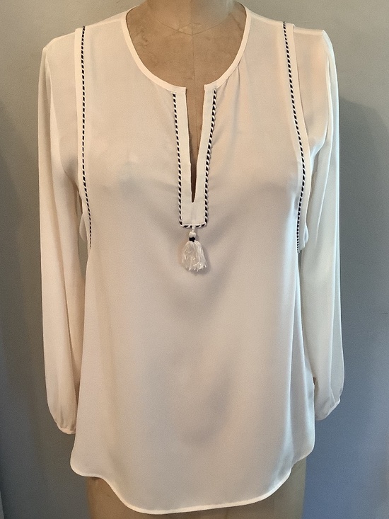 J. Crew Tops - JCrew Rope Detail Blouse -6